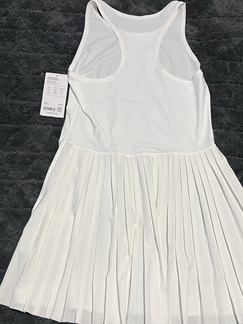Women’s Athleta Match Point Pleated Dress - M